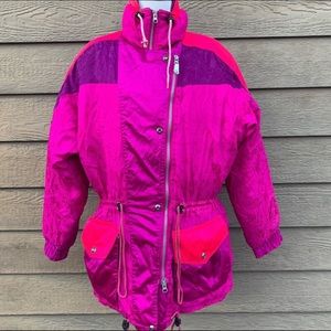 Vintage Obermeyer Bright Down Ski Snow Jacket 8